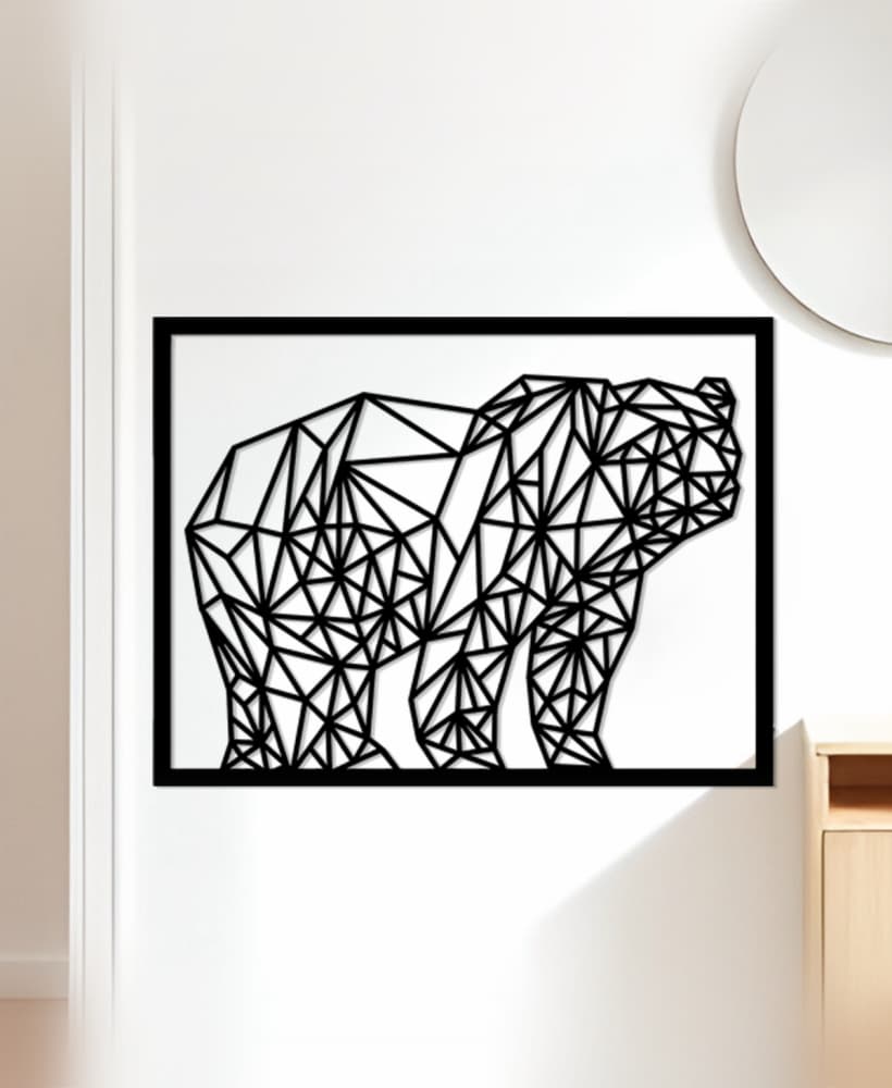 Bear Wall Art, Wall Decor, Home Decor 3d model