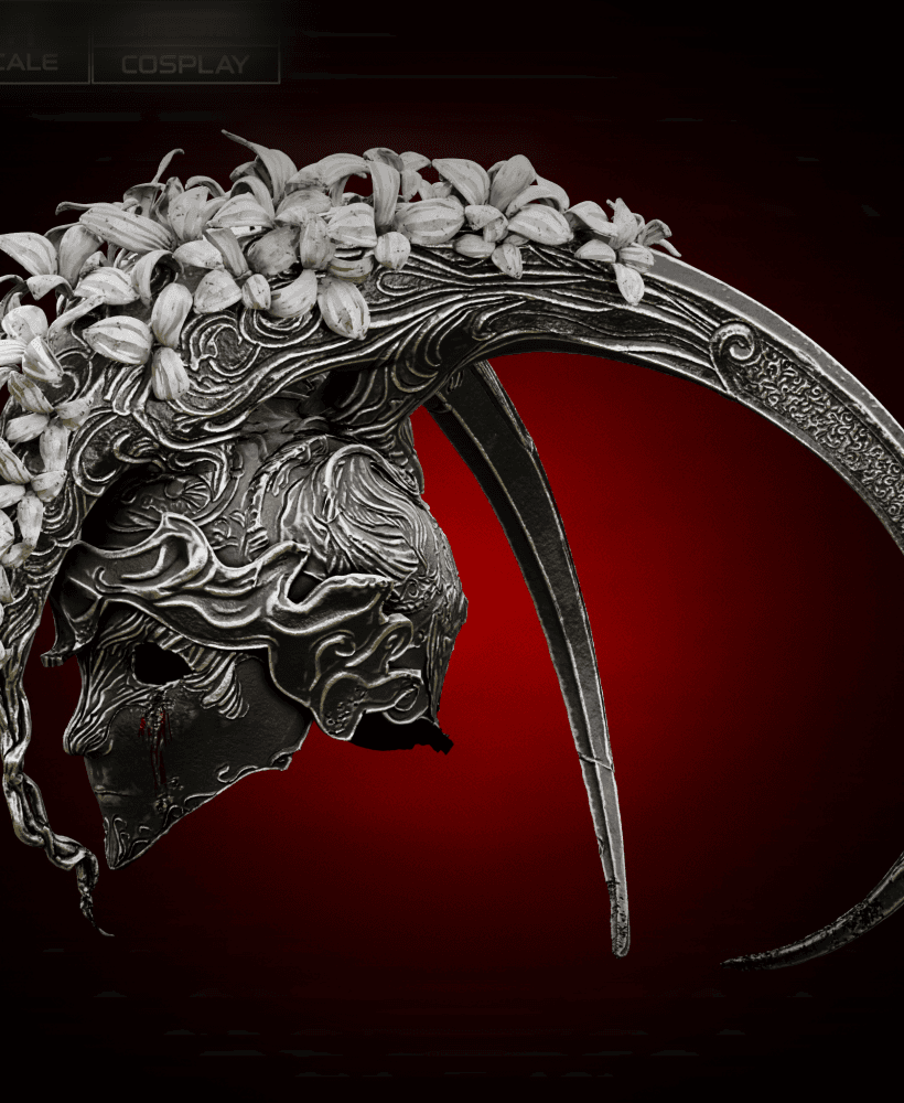 HOSLOW'S HELM life size cosplay – Elden Ring Fan Art STL 3d model