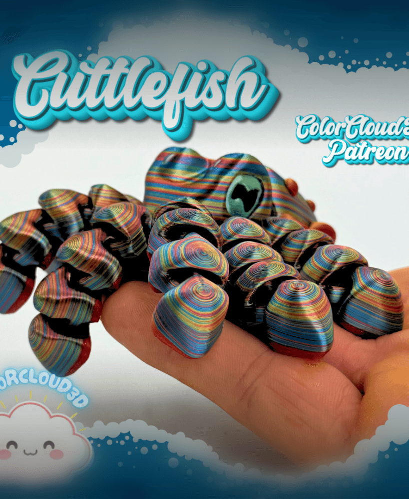 Cuttlefish Flexi 3d model