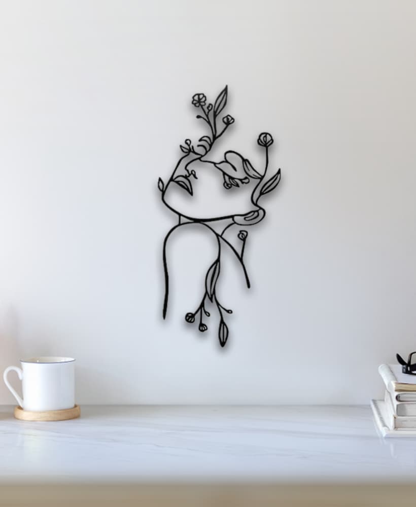 Woman Love Wall Art 3d model