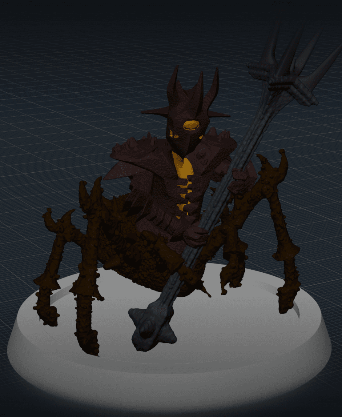 Levaloch (Warmonger Devil) - Pathfinder Creature 3d model