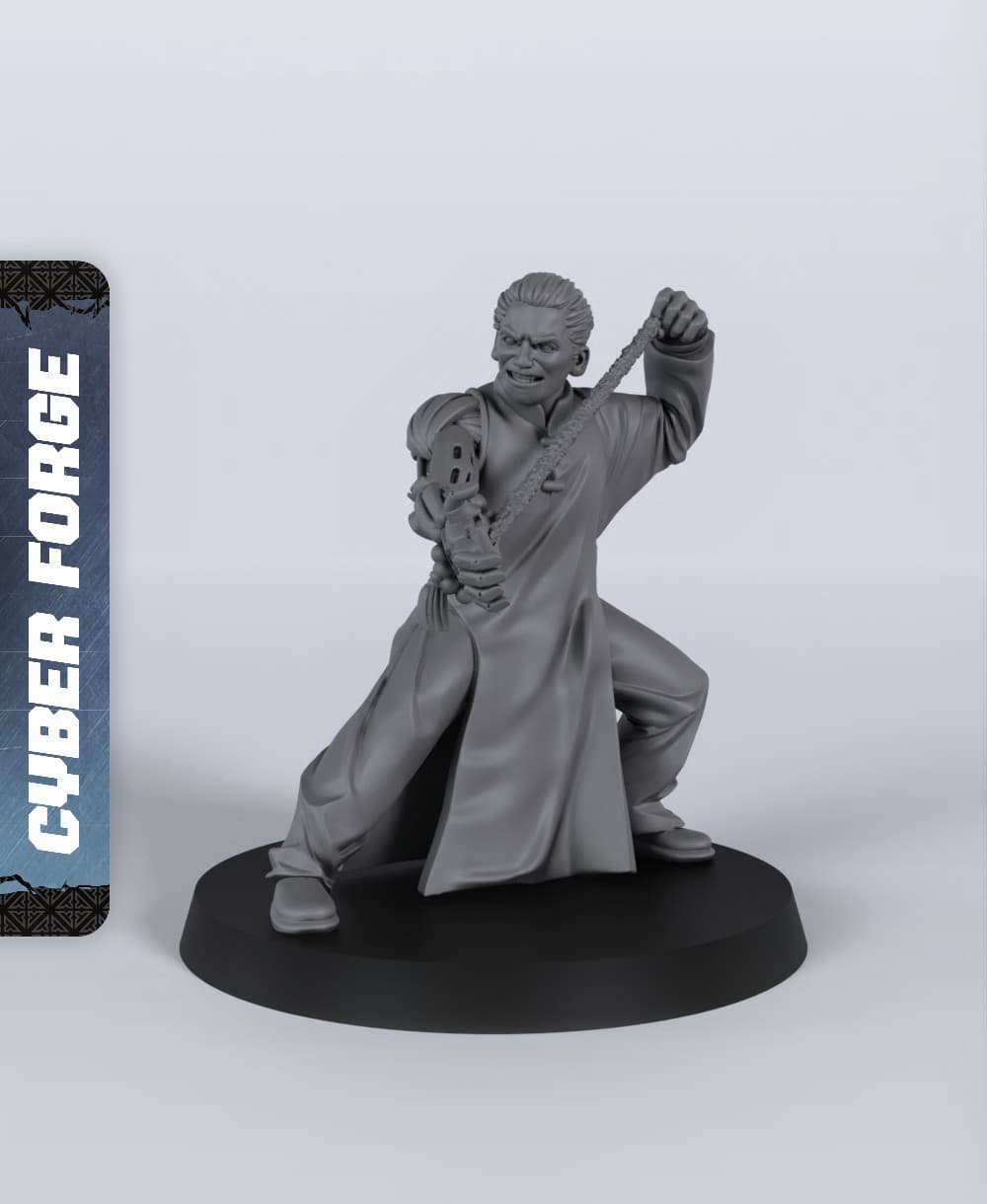Shinjei - With Free Cyberpunk - Sci-Fi Gift Ideas for RPG and Wargamers 3d model