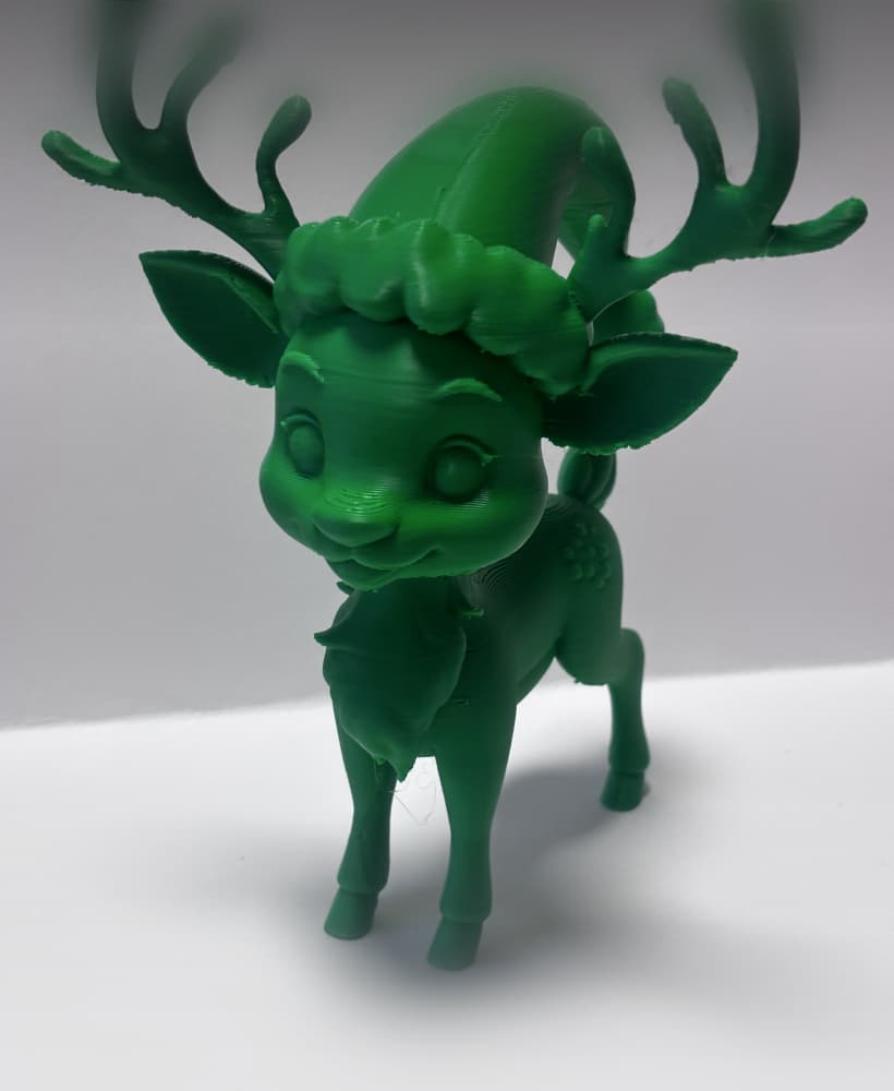 Christmas reindeer figurine 3d model