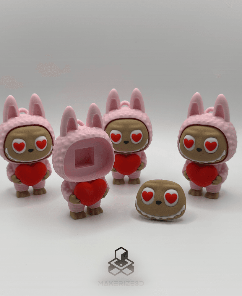 Valentine Labubu Clicker 3d model