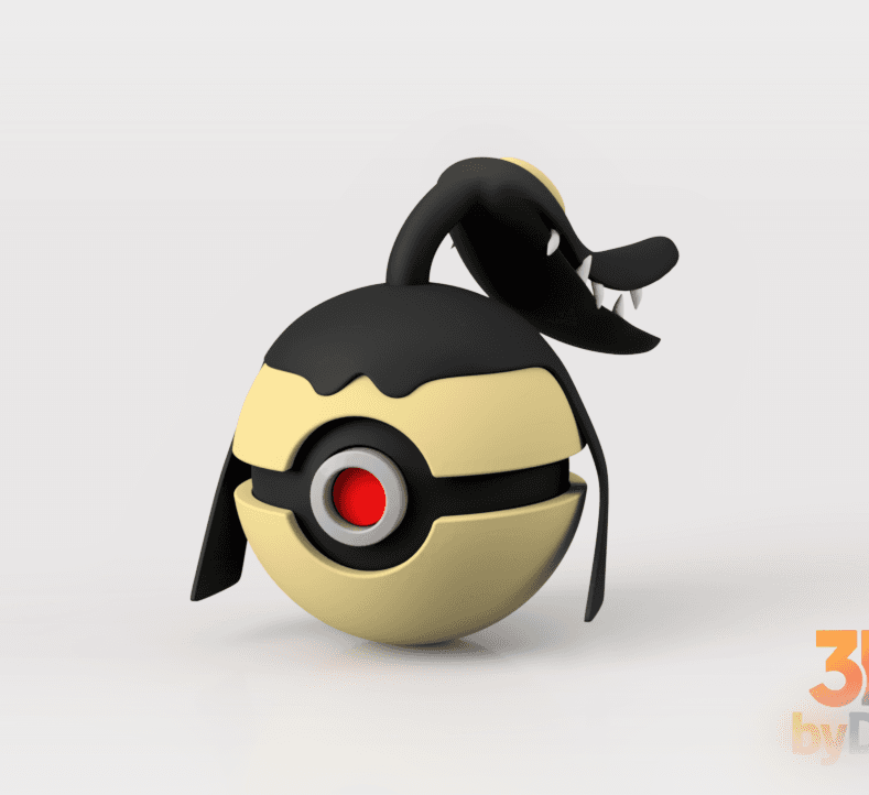 Mawile Poke Ball 3d model