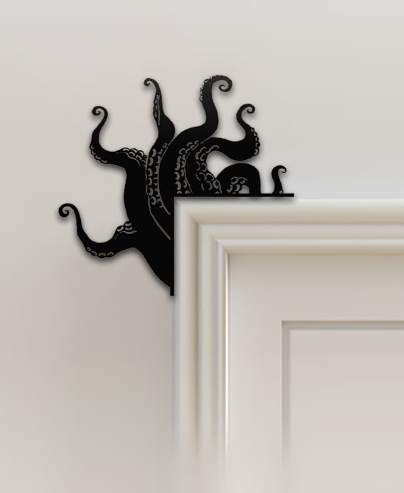 Octopus Door Corner Decor 3d model