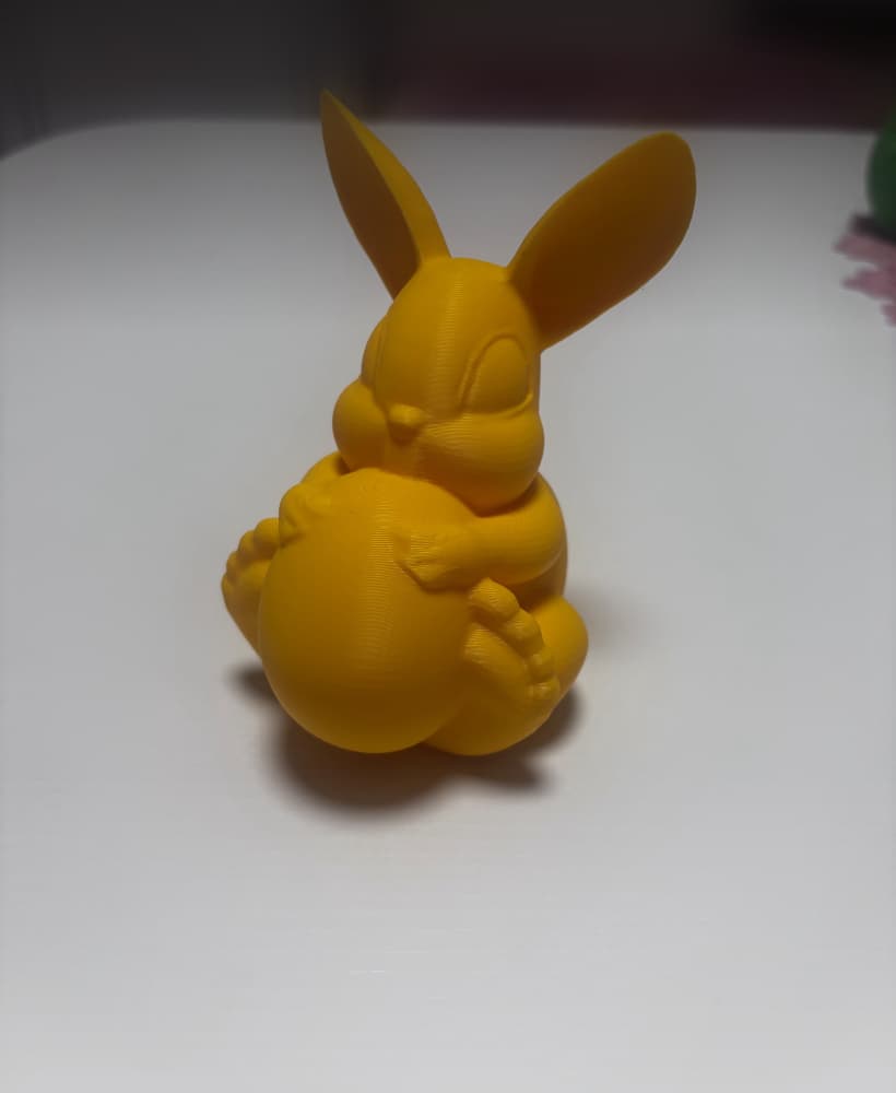 Easter bunny decoration 3d model