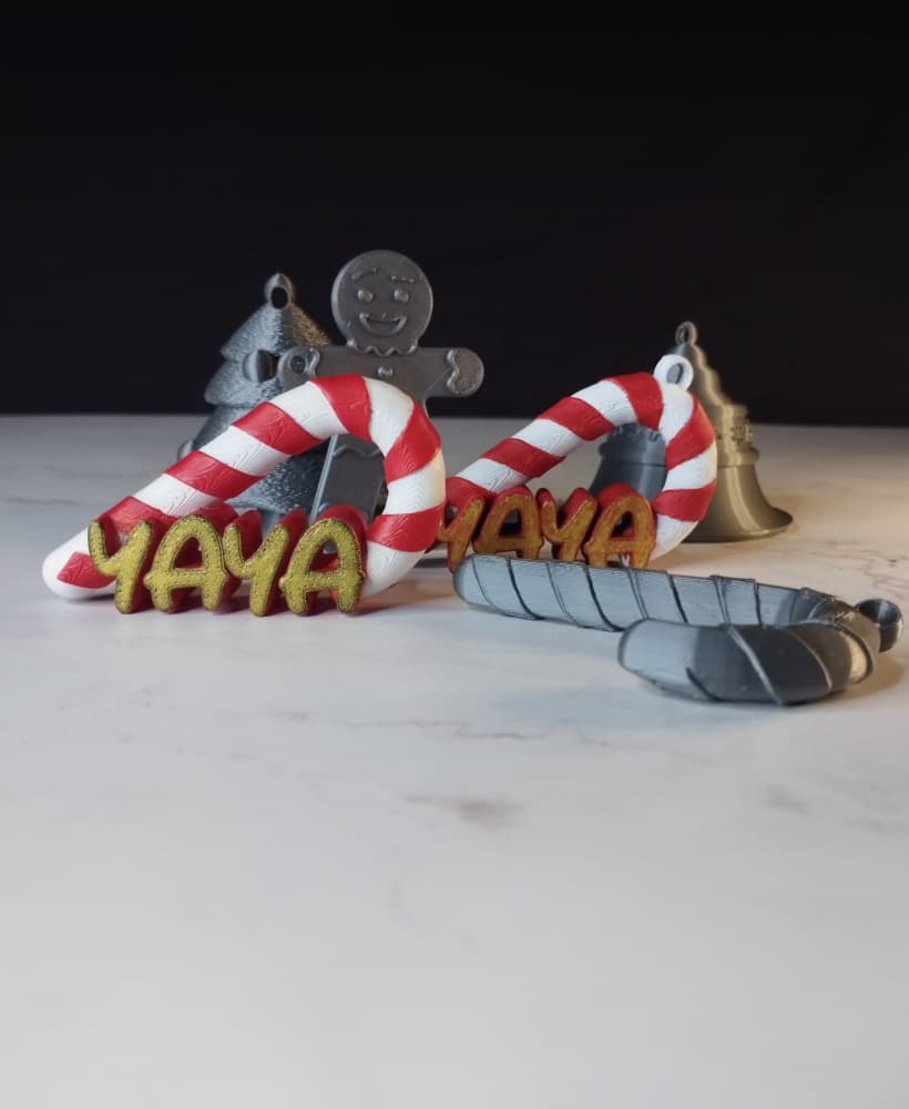 Christmas Ornament Set – 3D Printable | Customizable Edition 3d model