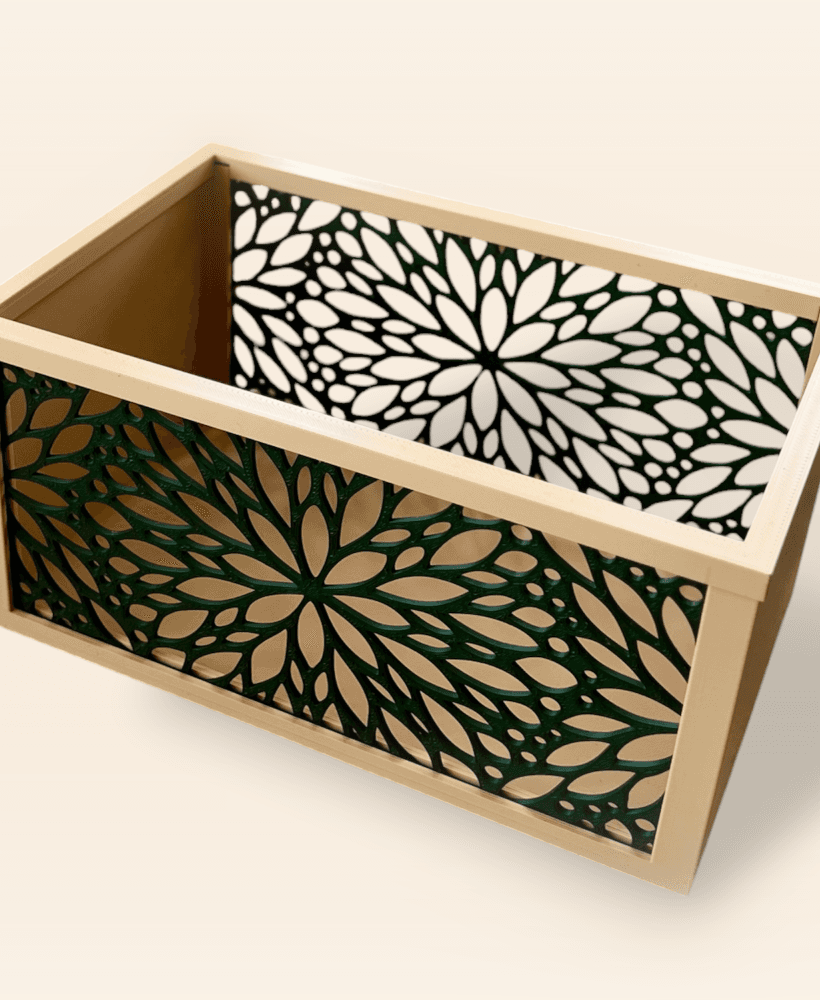 Japandi Decor Box/ Minimal Organizer 3d model