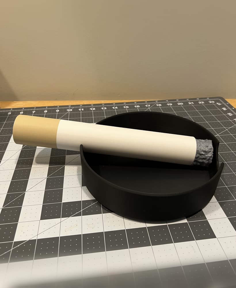 Cigarette Dice Holder and Ash Tray 3d model