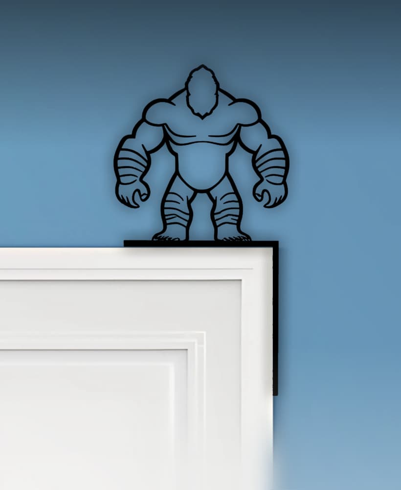 Yeti Door Corner Decor 3d model