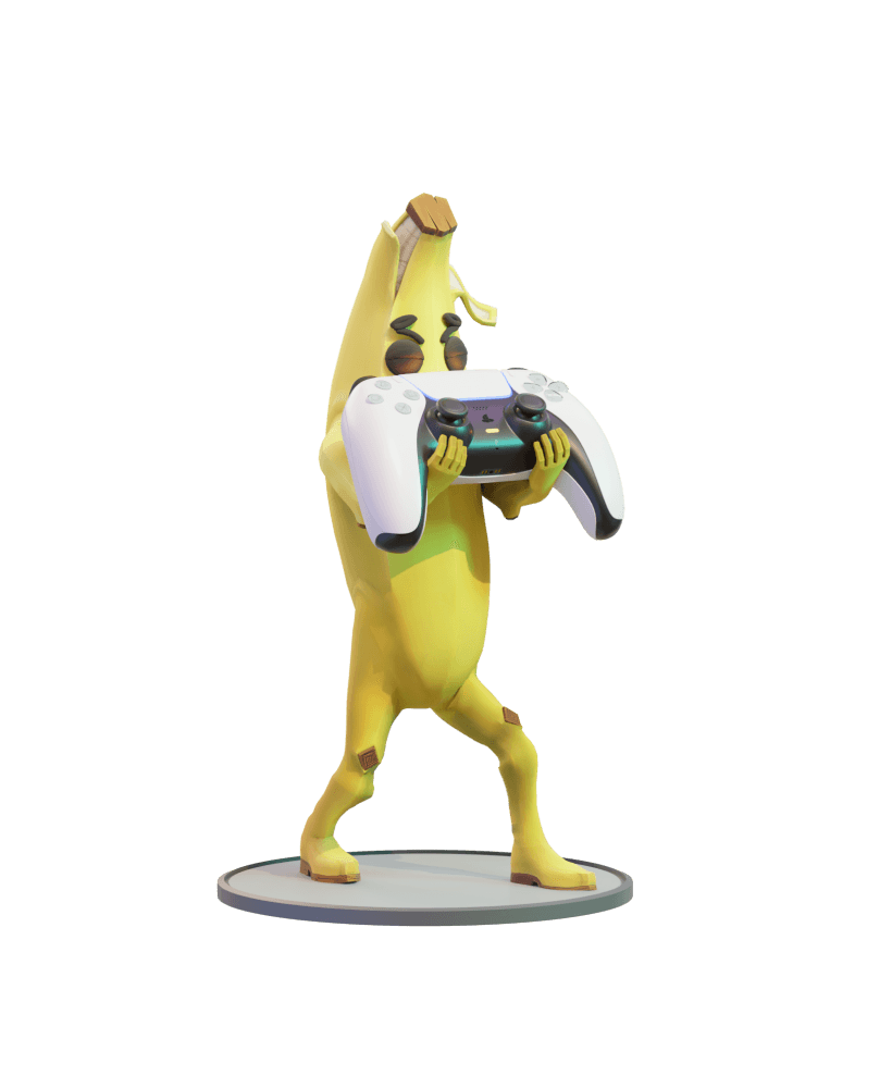 Peely Controller Stand 3d model