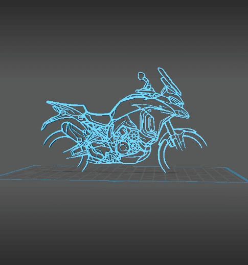 Ducati - Multistrada Wall Art 3d model