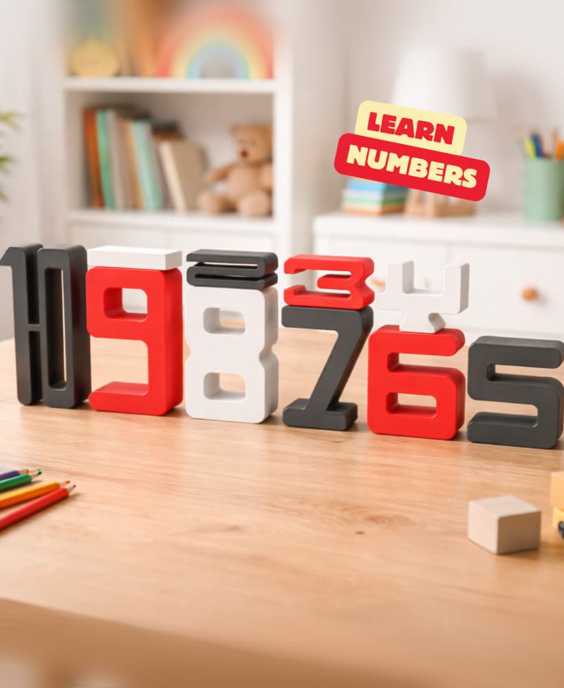LEARN NUMBERS / EDUCATIONAL TOY / KIDS LEARNING NUMBERS 3d model