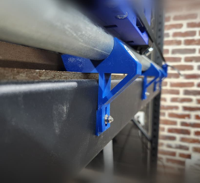 Lowrider v4 CNC Right Angle Rails Mounts 3d model