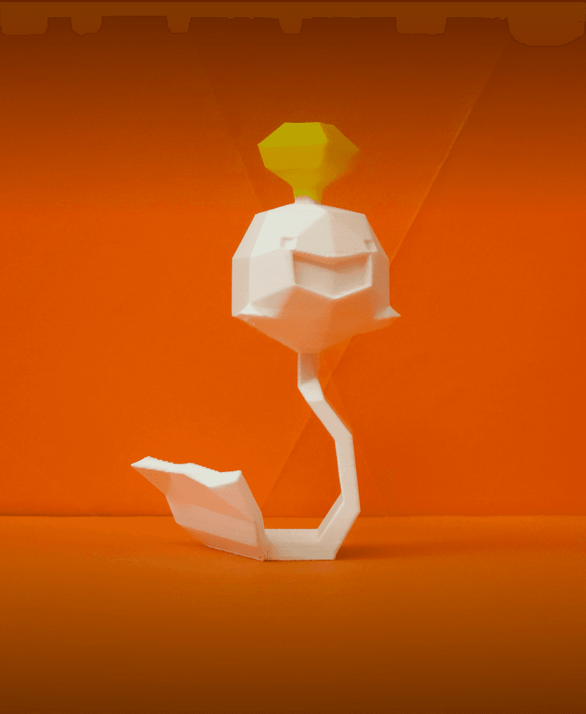 Chimecho Low Poly Pokemon 3d model
