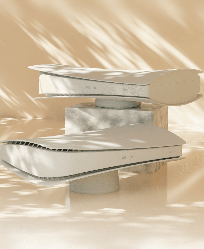 PS5 Horizontal Stand Design 3d model