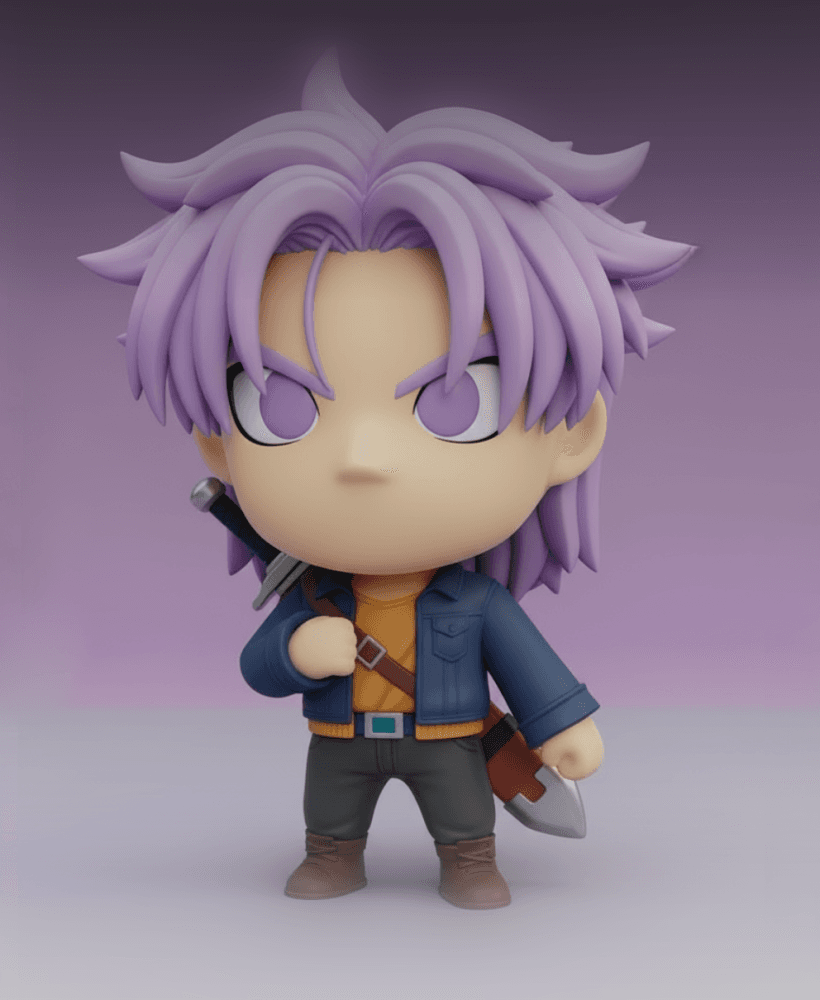 TRUNKS KAWAII – COLLECTIBLE 3D FIGURE 3d model