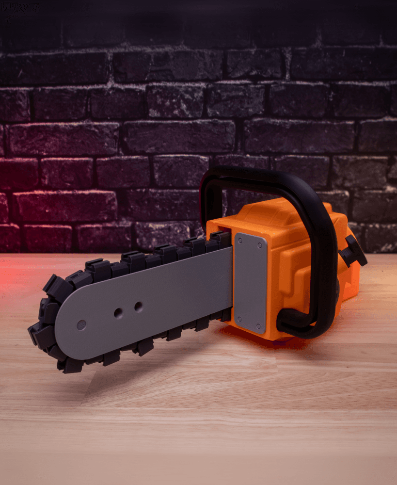 Chunky Chainsaw - Cosplay Prop Kit | No Supports, No AMS, No Glue 3d model