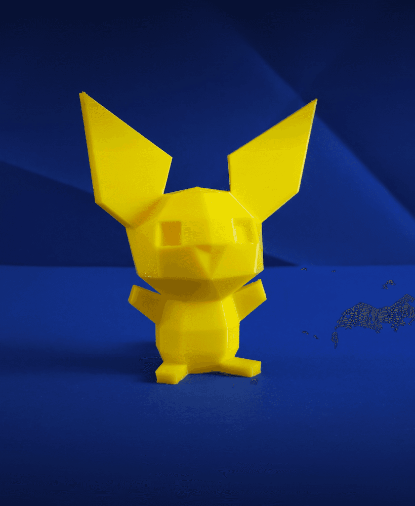 Pichu Low Poly Pokemon 3d model