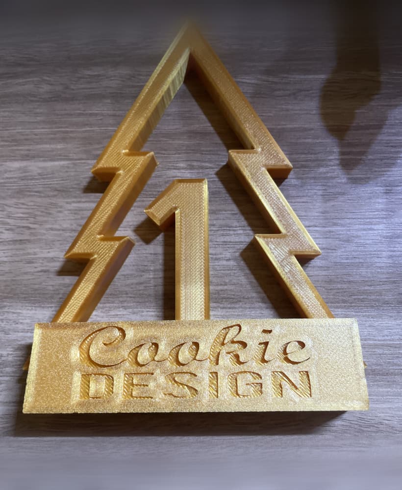 cookie trophy 3d model
