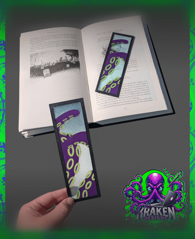 Tentacle Bookmark 3d model