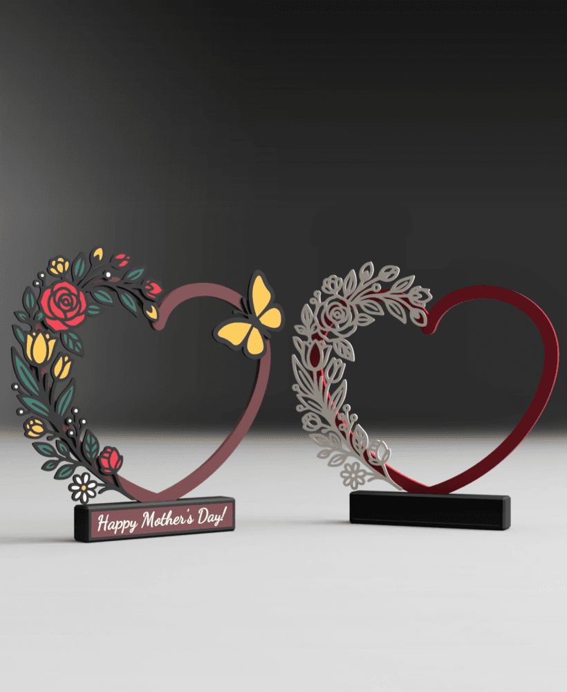 Heart for Mother's Day 3d model
