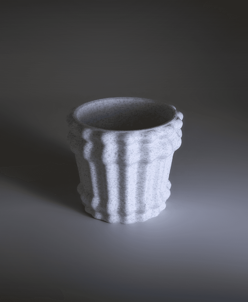 Bony Column Vase 3d model