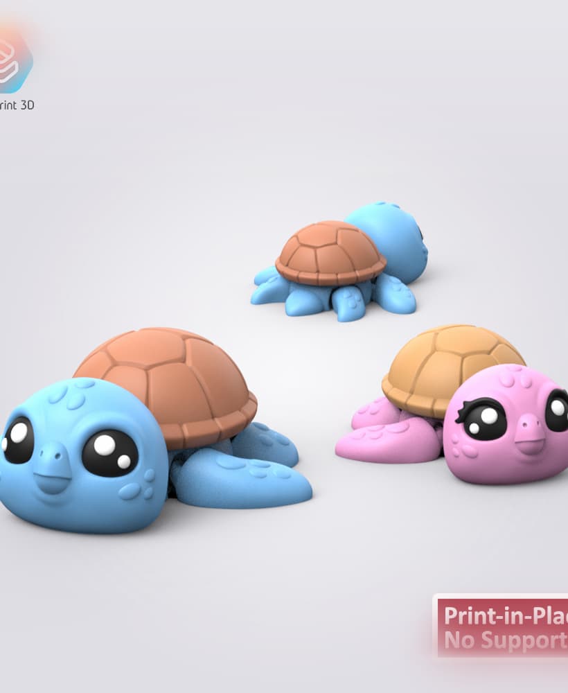 Flexi Turtle 3d model