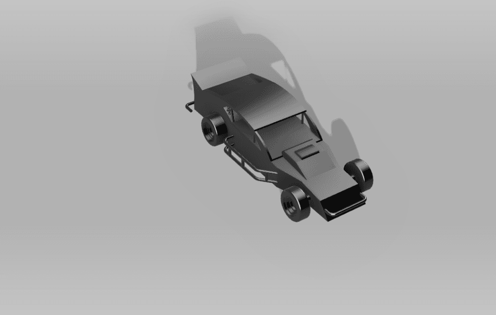 Whelen modified car simple 3d model