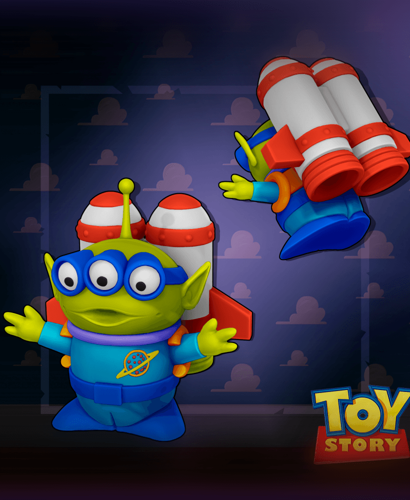 TOY STORY ALIEN JETPACK 3d model