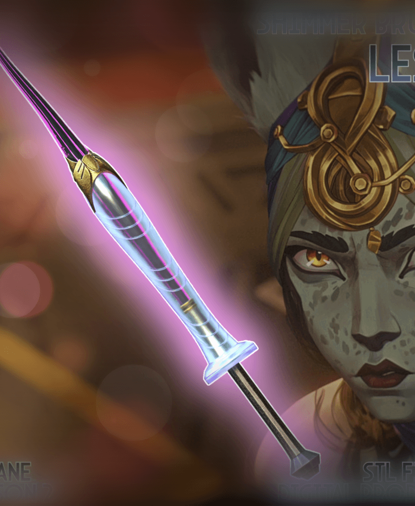 Vastaya Lest (Mel's Spy) Cosplay Shimmer Brush Arcane League of Legends 3d model