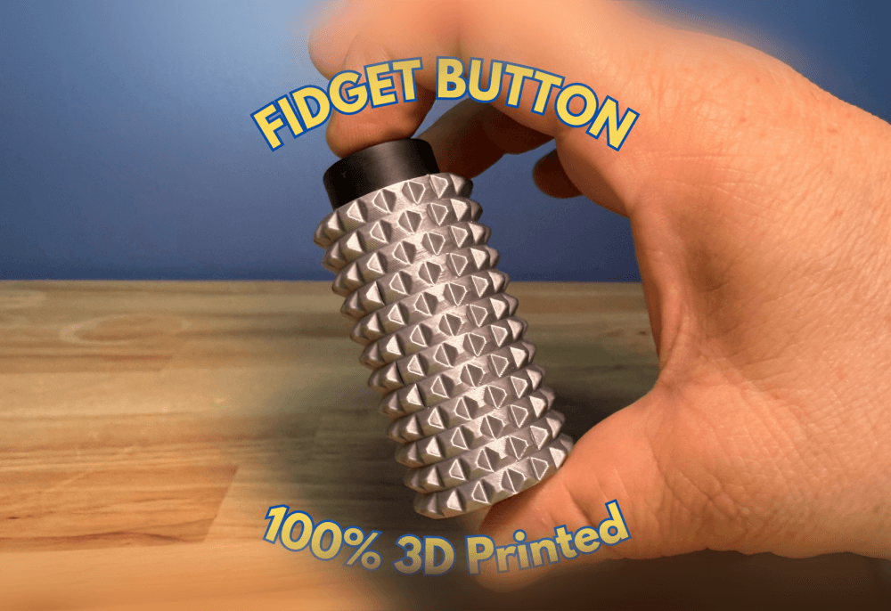 TALL SPIKED BUTTON BY LUKE 3d model