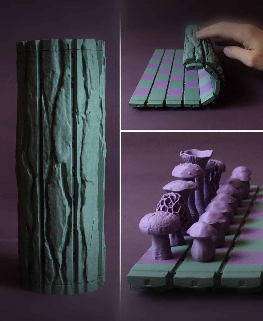 Forest Chess set 3d model