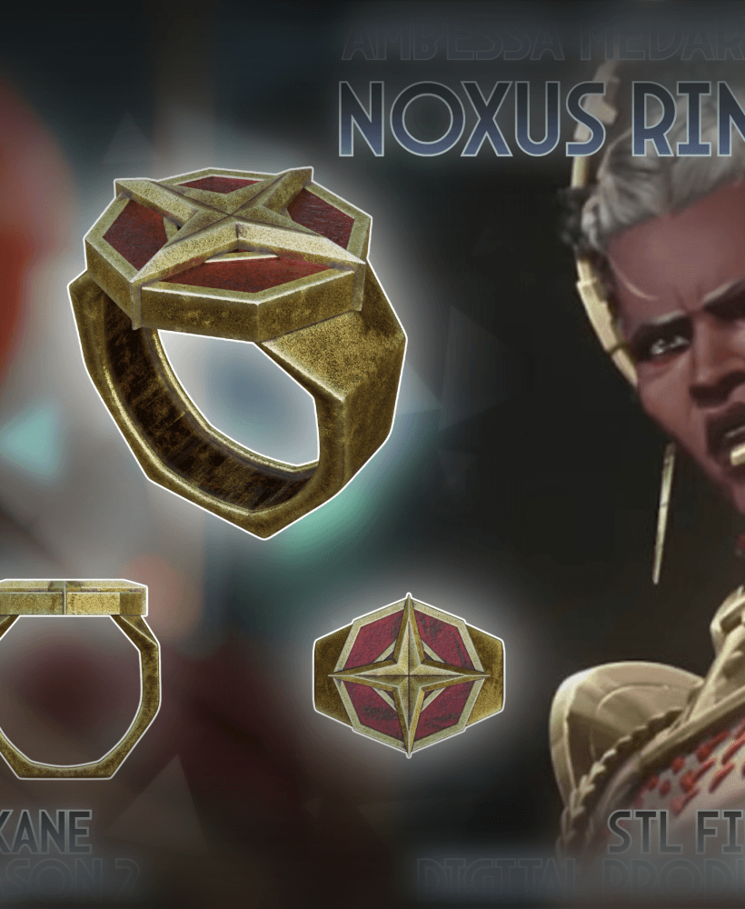 Ambessa Medarda Noxus Cosplay Ring Arcane League Of Legends Season 2 3d model