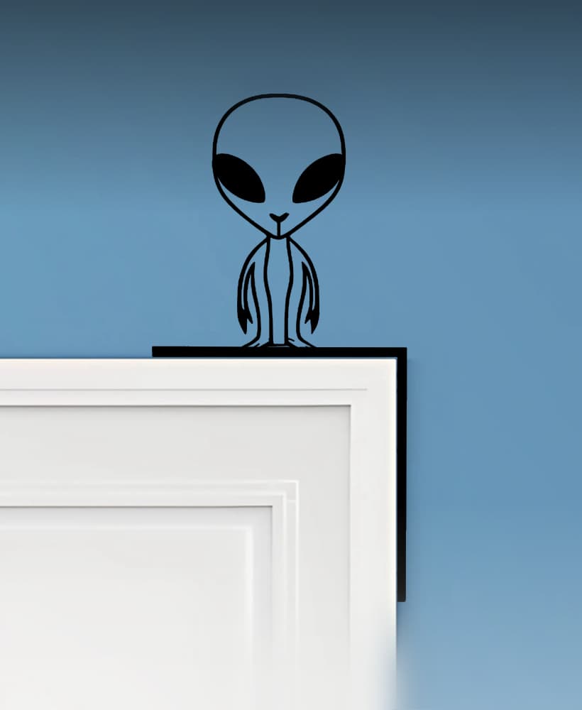 Alien Door Corner Decor 3d model