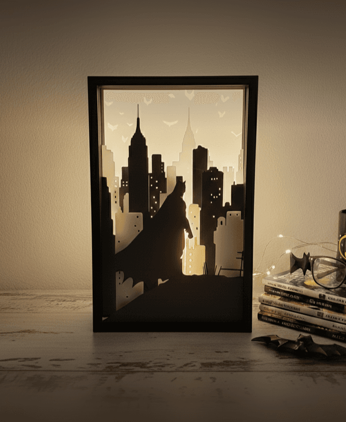 Batman Gotham City DC Comics Shadow Box 3d model