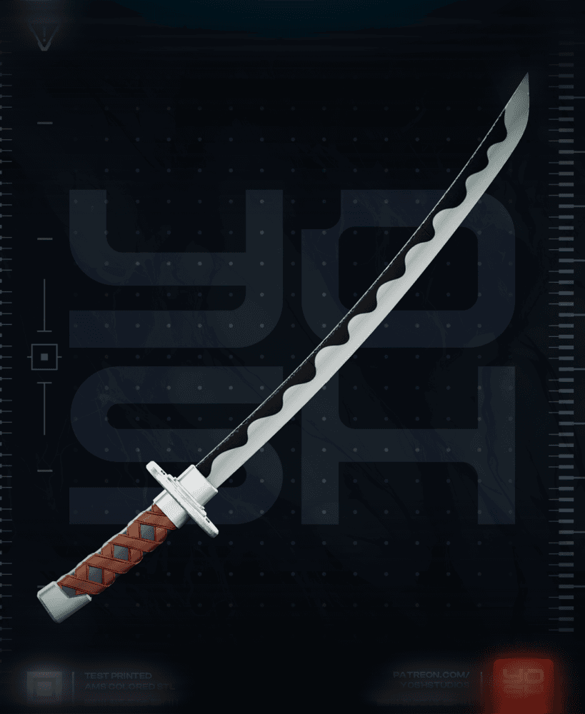 Blue Turtle Fort Katana 3D Printer STL file 3d model