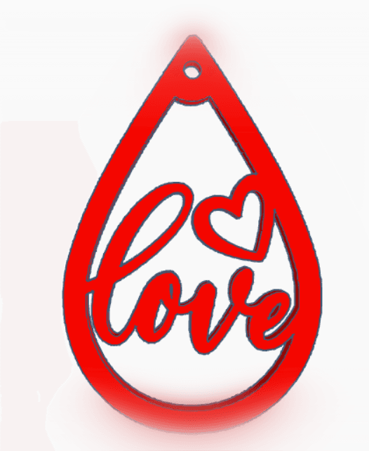 Love Teardrop.stl 3d model