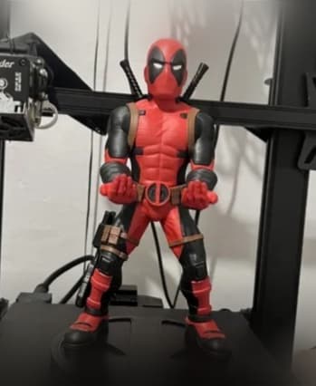 Deadpool Controller Holder (Multipart 3MF) 3d model