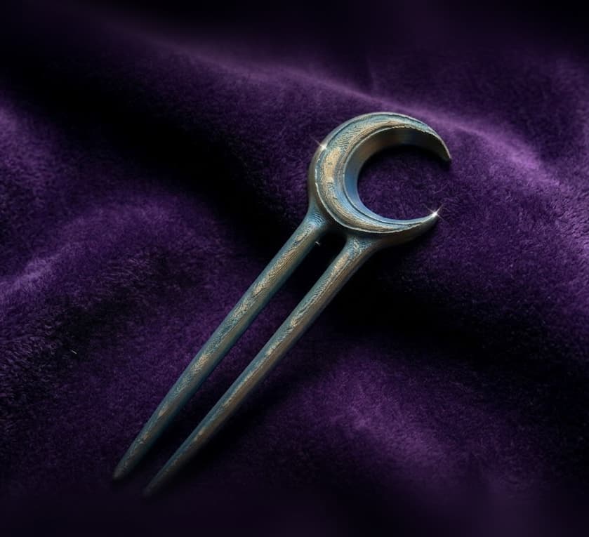 Moon_Hairpin_004.3mf 3d model