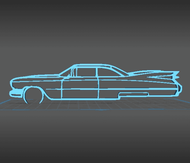Lowrider - Wall Art 3d model