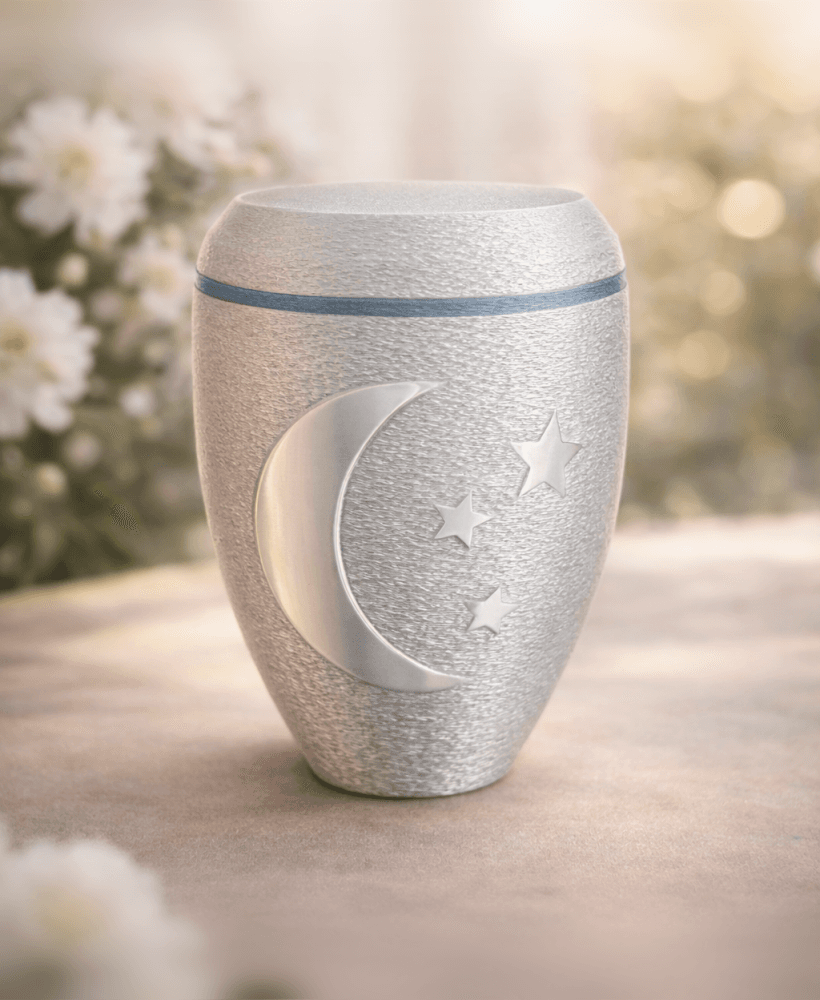 Harmonia Celestial Edition – Designer Urn with Moon & Stars 3d model