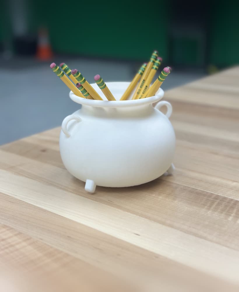 Witch’s Cauldron Pencil Holder 3d model