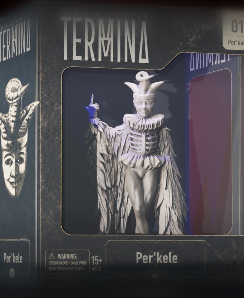 FEAR AND HUNGER 2 TERMINA - PER'KELE TABLETOP MINIATURE Fan Art STL 3d model