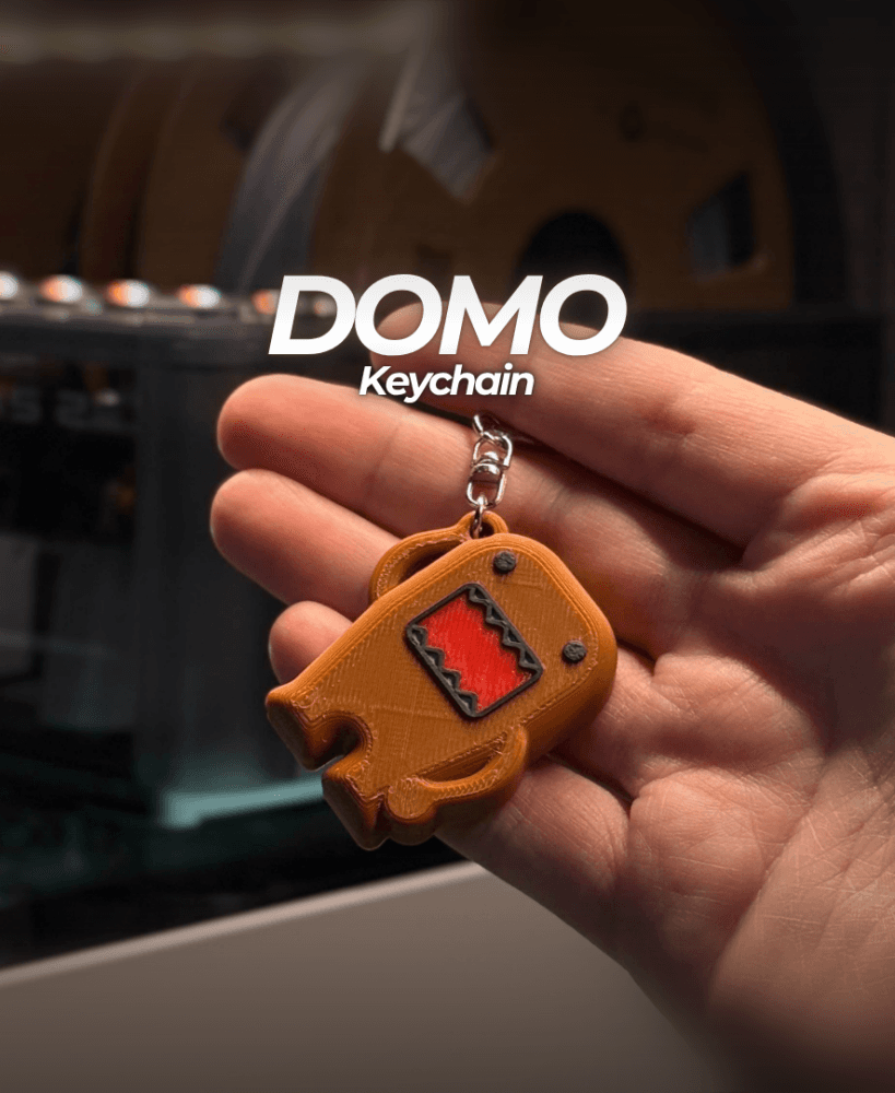 Domo Kun Keychain - Free Download 3d model