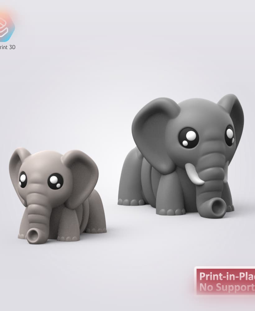 Flexi Elephant 3d model