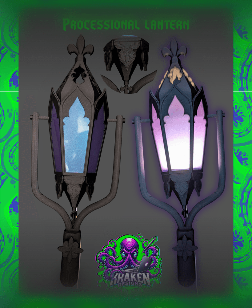 Gothic Prossesional lantern 3d model