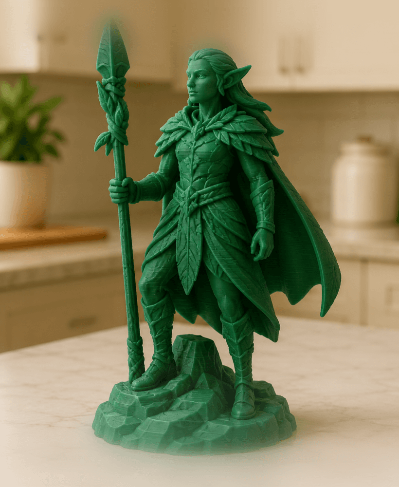 Elven Spear Ranger STL 3d model
