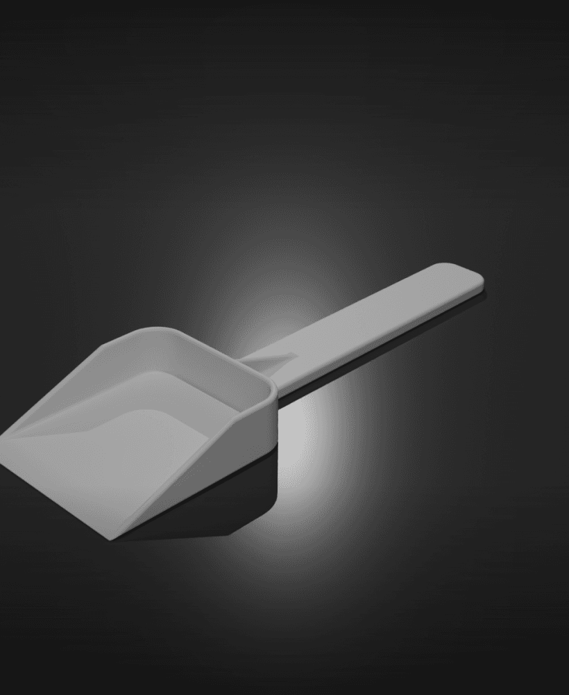 simple scoop 3d model
